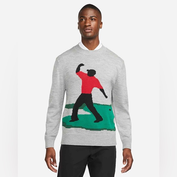 Nike Tiger Woods Sweater-Knit Golf Crew (LIMITED EDITION) - XXL